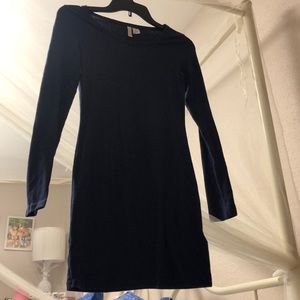 H&M navy bodycon
